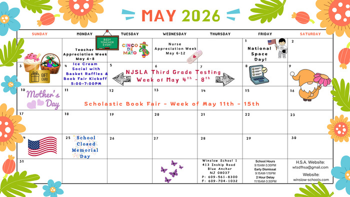 May Calendar